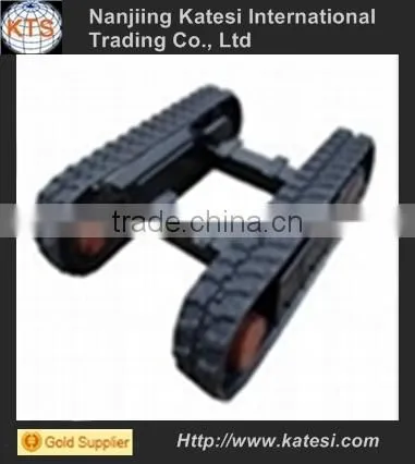 Steel Rubber Track Undercarriage / Crawler Undercarriage Spare Part / Rubber Steel Track Chassis From 0.5Ton to 120Ton photo-6