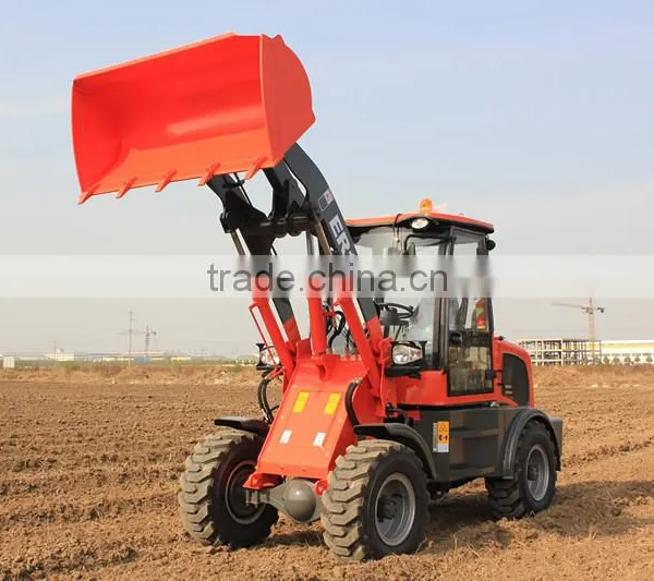 Everun CE Radlader Farm Tractor ER10 Mini Wheel Loader With Bucket for Sale photo-4