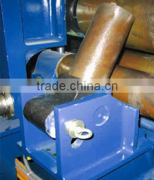 CNC Small Size Upper Roller Universal Three Roller Plate Rolling Machine With Pre-Bending photo-4