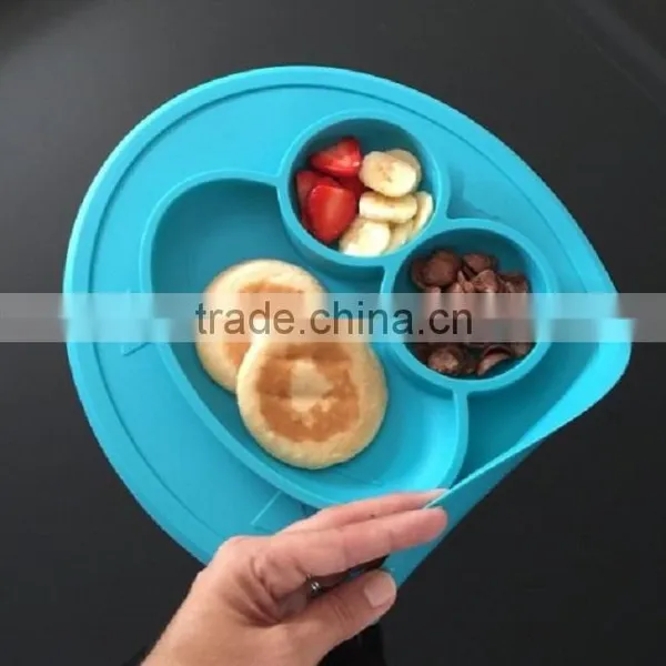 Hot Sell Silicone Kids Placemat Baby Feeding Mat photo-2