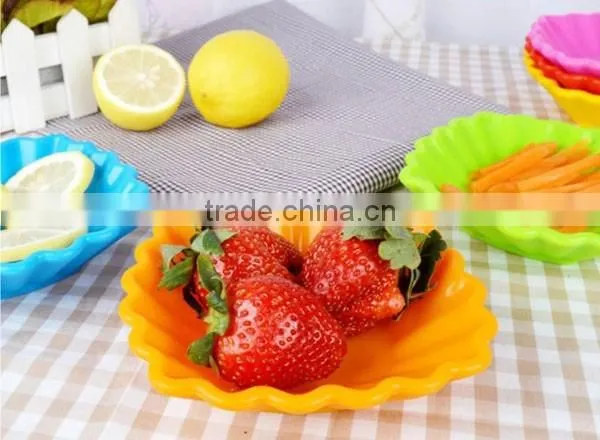 Silicone Food Fruit Sauce Ice Cream Sushi Pan Tray Freezer Oven Safe Easy Clean photo-2