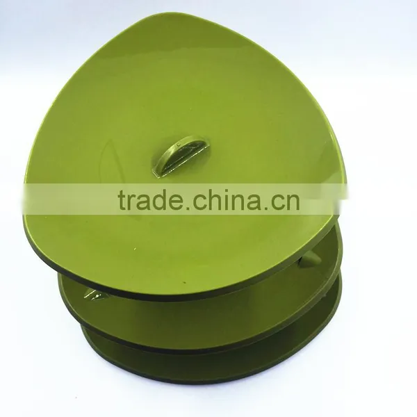 Plastic 3 Tier Fruit Tray, Sushi Divider Plate With Stealth Magnet Parts Fold photo-6