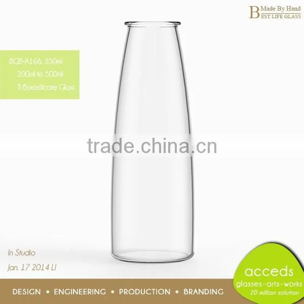 Custom Heat Resistant Clear 250ml Milk Bottle photo-6