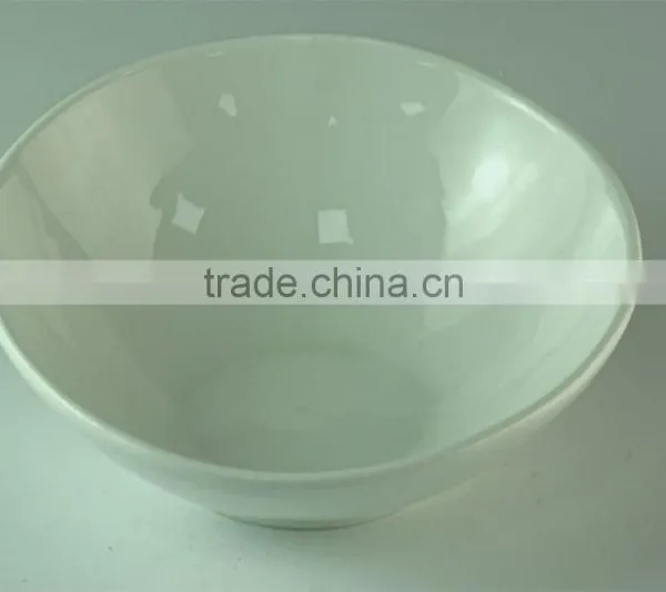 Chinese Large Capacity White Ceramic Soup Bowl photo-2