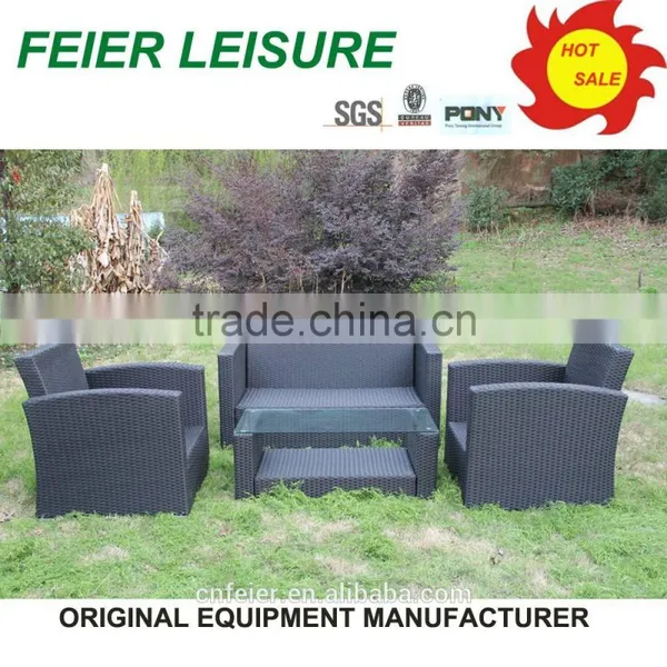 Portable Rattan Sofa Garden Furniture photo-3