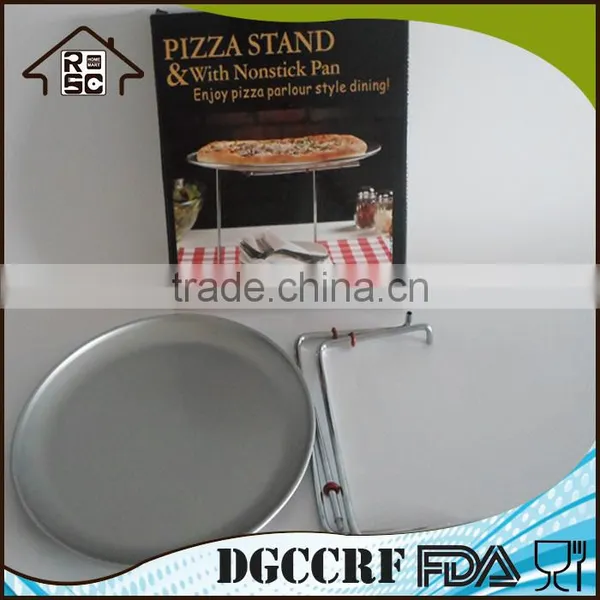 Non-stick Pizza Pan & Serving Stand Set photo-5