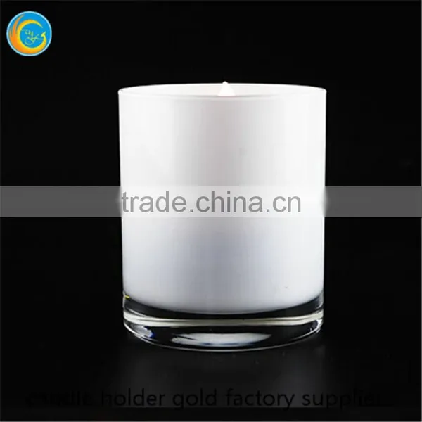 Simple Plain Cotton Wicks Glossy Black Glass photo-4