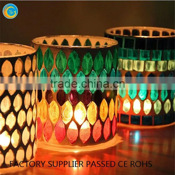 Glass Mosaic Candlestick photo-2