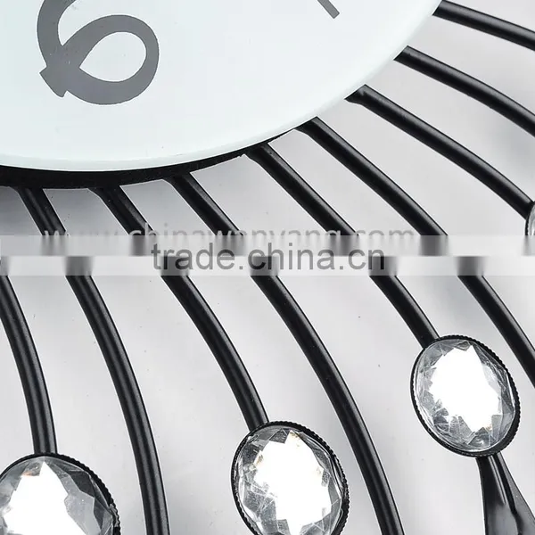 2016 European Style Home Decration Diy Metal Wall Clock photo-3