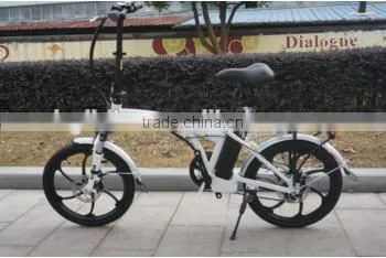 CE 36V 250W Foldable Electric Folding Bike One-piece Aluminum Alloy Wheel photo-2