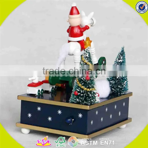 Wholesale Baby Wooden Christmas Tree Music Box Top Fashion Kids Wooden Christmas Tree Music Box W07B013A photo-6