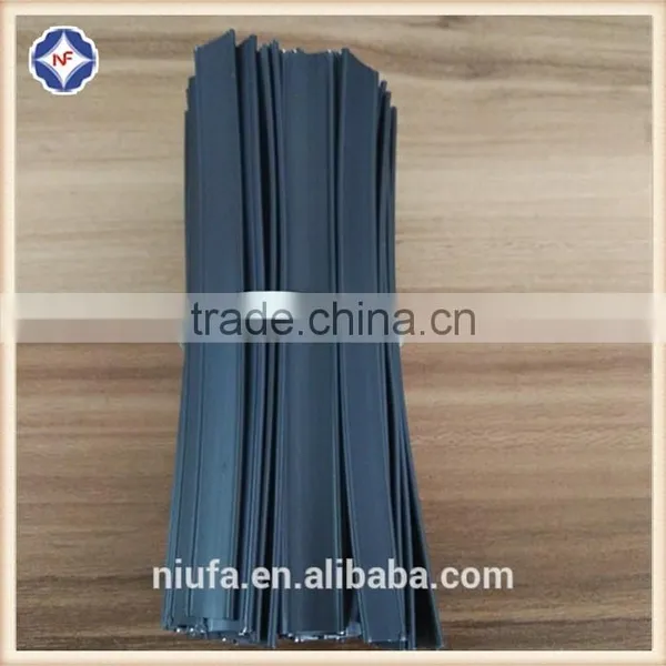 Color Black Precut Plastic Double Wire Twist Tie For Packaging photo-3