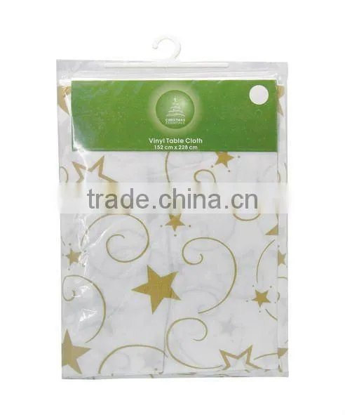 Vinyl Flannel back tablecloth,fannel table cloth