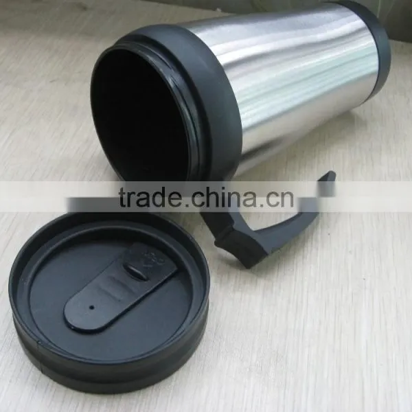 Custom Professional Stainless Steel Coffee Travel Mug With Handle photo-2