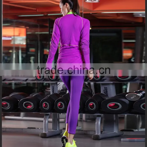 Polyester Spandex Women Workout Leggings, Skinny Women in Tight Spandex Legging, High Spandex Yoga Pants photo-3