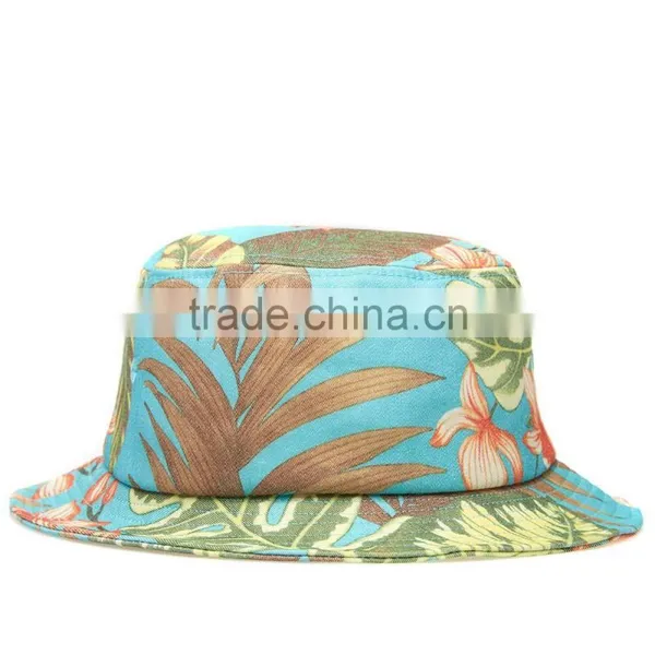 2015 Fashion Unisex Cotton Fishing Colorful Cheap Printed Blank Wholesale Custom Bucket Hat photo-3