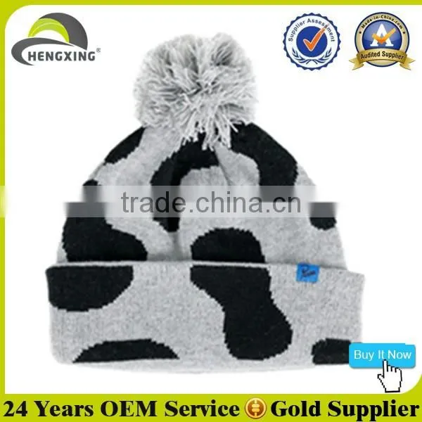 Bulk Cheap Wholesale Custom Winter Hat With Top Ball photo-4