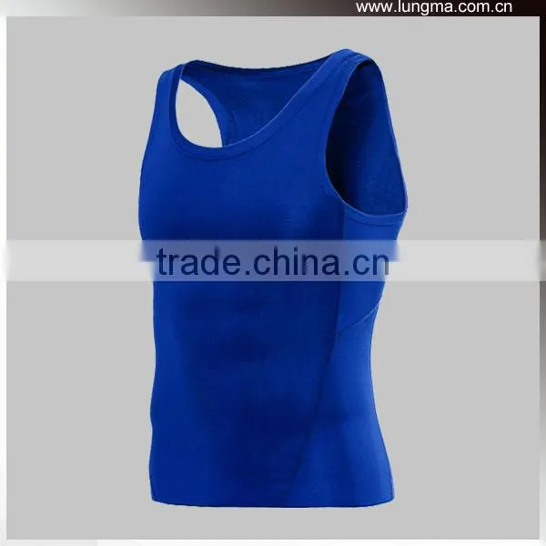 2016 Custom Logo Compression Vest Sleeveless, Gym Fitness Tank Tops, Running Rash Guard photo-6