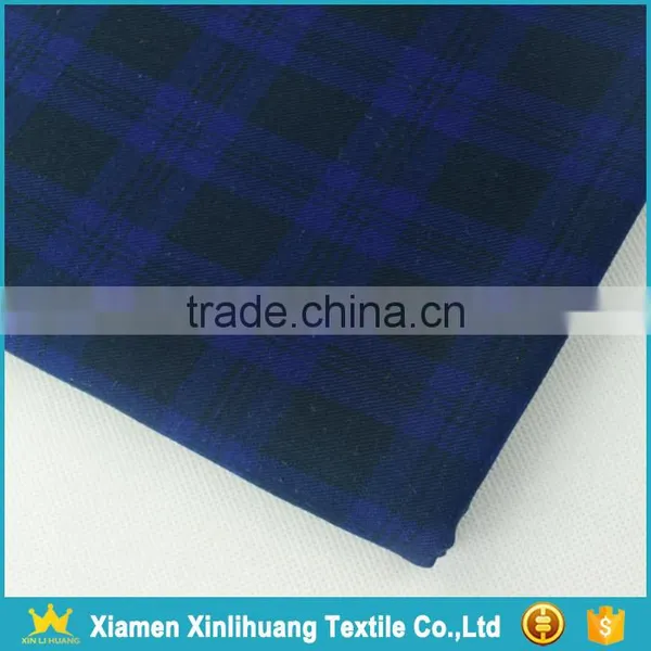 Wholesale New Fashion 40S Brushed 100 Cotton Yarn Dyed Twill Plaid Fabric for Shirt photo-6