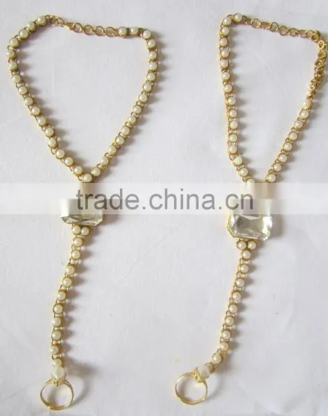 PAYAL Anklets With Bells Pair With Toe Ring photo-3