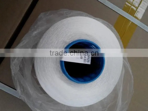 High Tenacity Low Shrinkage Low Elonagtion Raw Material Polyester Sewing Thread photo-5