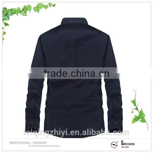 Pure Cotton Wholesale Clothing Factory Cheap Military Khaki Shirts photo-4