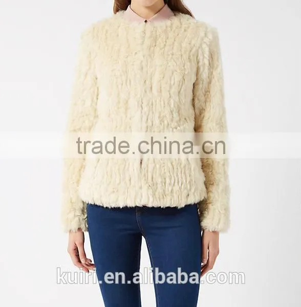 Hot Sale Ladies' Fashion 100% Real Natural REX Rabbit Fur Coat Women's Winter Rex Fur Coat Outerwear Coats Plus Size photo-2