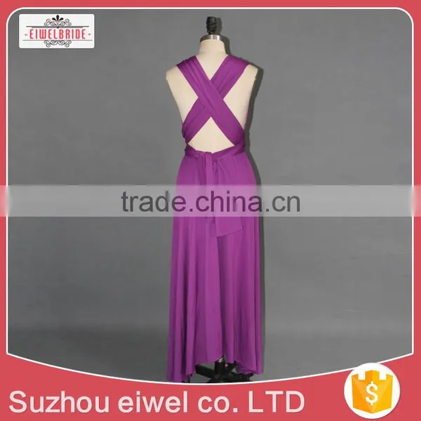 Chiffon Asymmetrical Neck Evening Dress Elegant photo-2