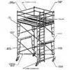 Lightweight Flexibility Painting, Plastering Multi Purpose Scaffolding / Aluminium Scaffold Tower