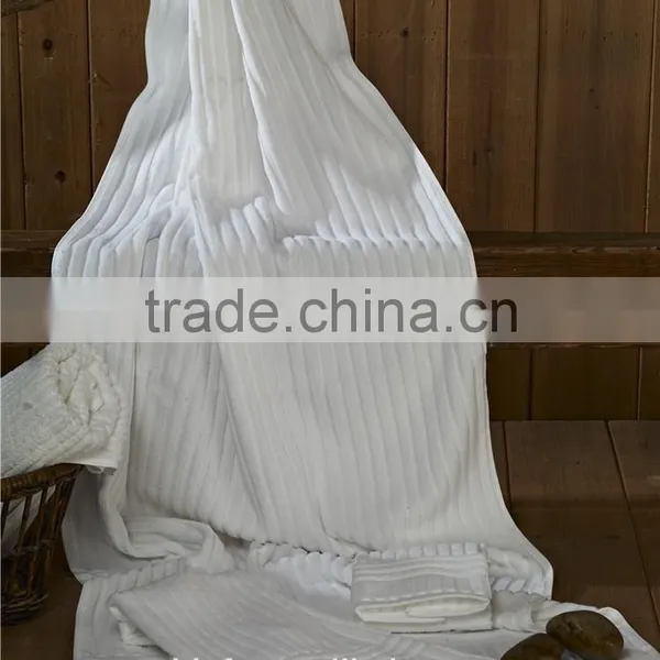 Superior 100% Cotton Piano Key Jacquard Terry Bath Towel photo-2
