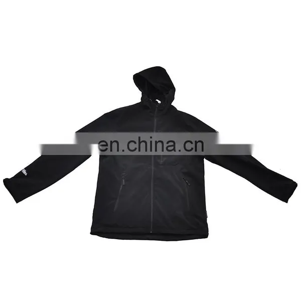 Men's Black Jacket With Hood
