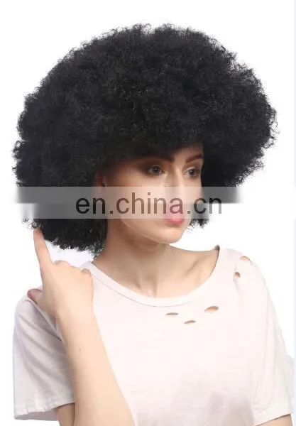 Party Black Afro Wig P-W199 photo-4