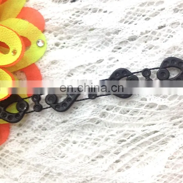 2016 New Arrival Fashion Design Plastic Crystal Rhinestone Banding Plastic Rhinestone Trimming photo-3