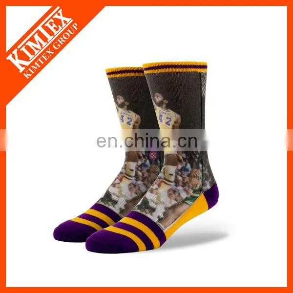 2016 Cheap China New Design Socks Cheap Striped Custom Sublimated Socks photo-4