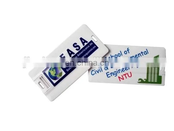 New Plastic Portable Business Card Usb Flash Drive With Custom Printing photo-4