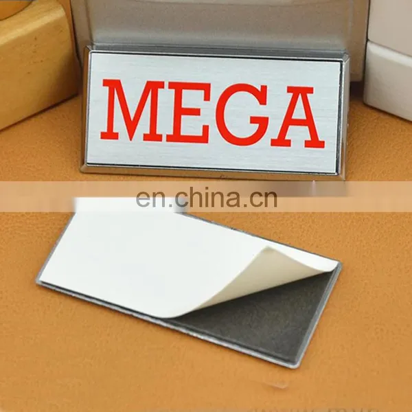 ABS Emboss Custom Raised Logo Sticker photo-2