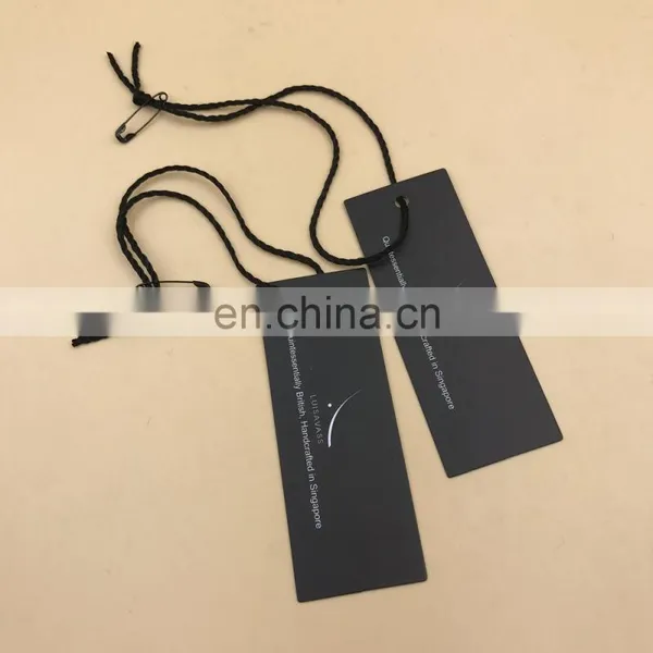 High Quality Design Paper Hang Tag With Metal Eyelet For Clothing And Fabric photo-2