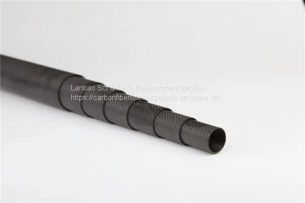 12ft Retractable Carbon Fiber Boompole Collapsible Carbon Fibre Poles photo-3