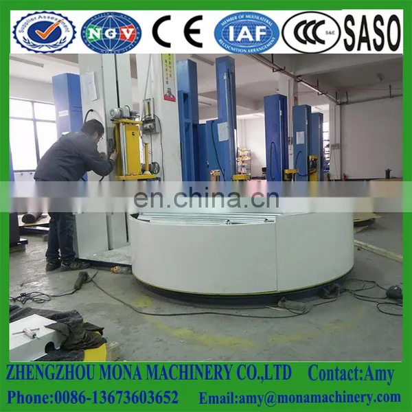 HOT !!!wood Pallet Stretch Wrapping Machine/Stretch Film Machine Price/Airport Luggage Wrapping Machine' PRICE photo-6