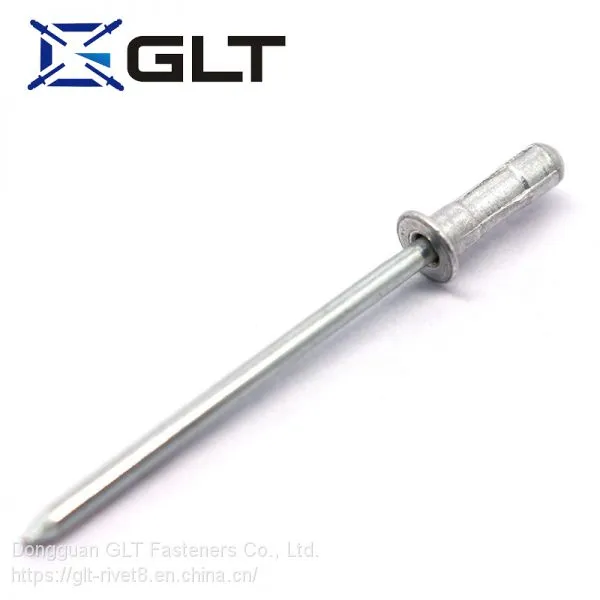 Galvanized Steel Countersunk Head Aluminum Steel Single Head Rivets 6 mm photo-2