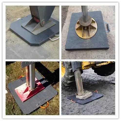 600x600x60 Concrete Pump Outrigger Pad photo-3