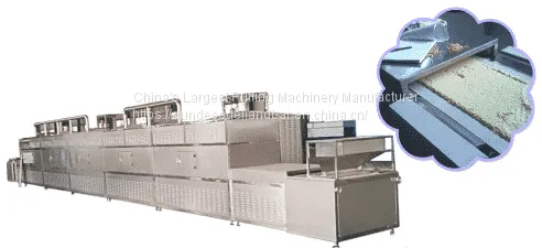 Industrial Tunnel Continuous Microwave Dryer