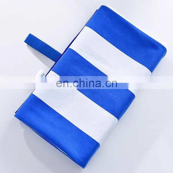 Wholesale Custom Printed Microfiber Beach Towels With Bag photo-2