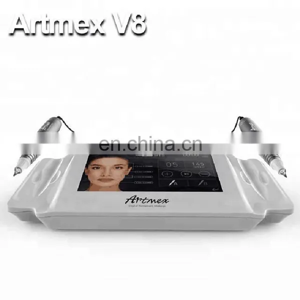 Permanent Eyebrows Make Up Tattoo Machine MTS Tattoo Gun Artmex V8 photo-3