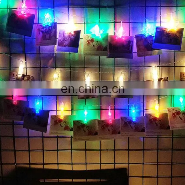 AMAZON 30 LEDs Photo Clip String Lights Battery Box LED Photo Clip Lamp String New Ins Room Decorative Photo Led Clip Lamp photo-4