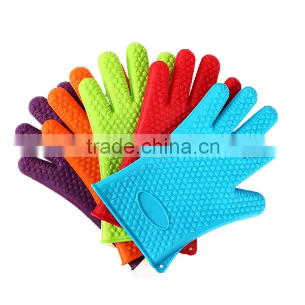 2016 Professional Oven Gloves Black Kitchen Gloves Silicone Oven Gloves Supplier's Choice photo-3