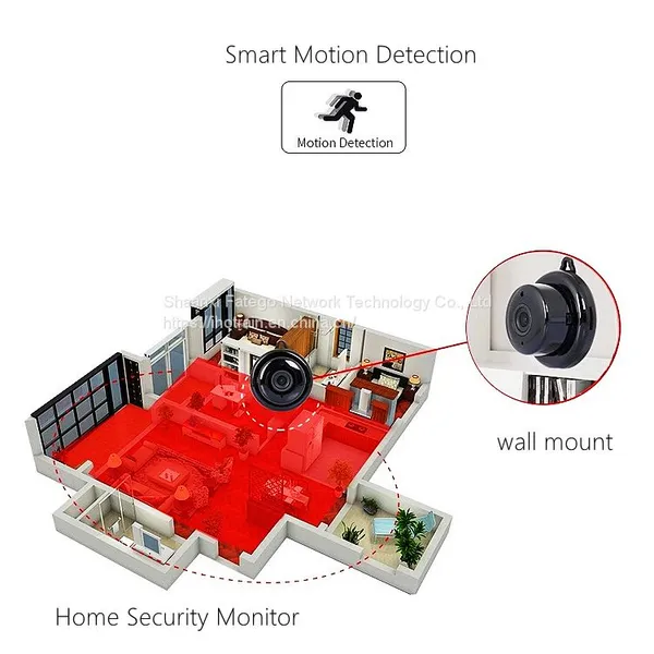 M3-N-UK Mini Indoor Smart Wireless 1080P HD Camera for Home School Monitor Without Infrared Light, UK Power Cable Standard photo-5
