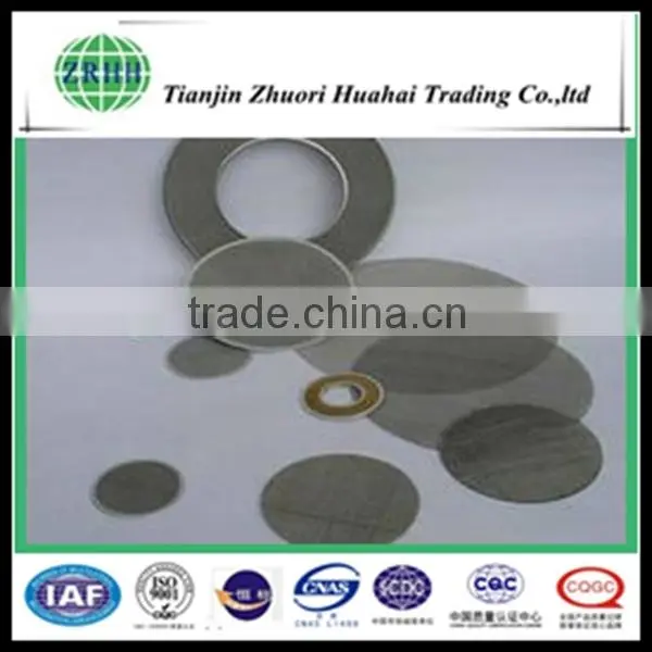 Stainless Steel Wire Mesh Filter Disc , Mesh Woven Stainless Disc photo-2