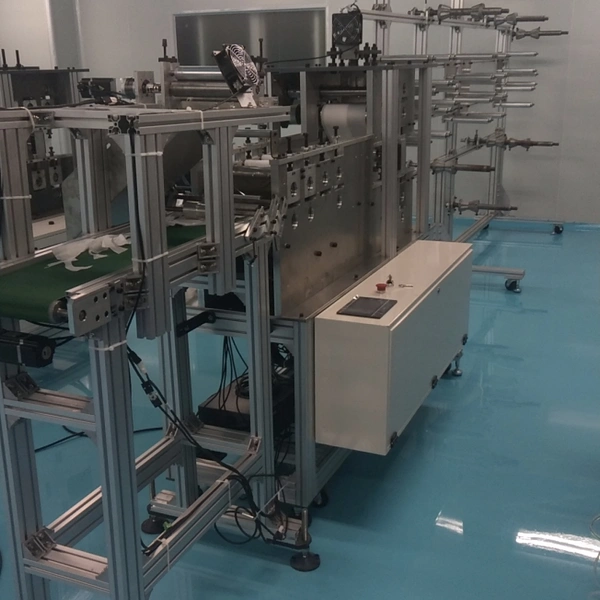 High Quality Full Automatic Cup Shape Face Mask Making Machine 3d Dust Mask Machine photo-2