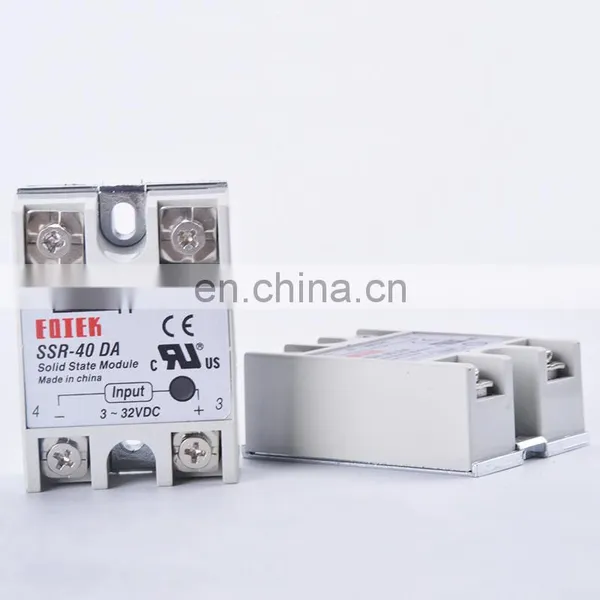 Single Phase Solid State Relay SSR-40DA SSR-25DA SSR-10DA DC To AC 3-32VDC Input 24-380VAC Output Solid State Relay photo-2